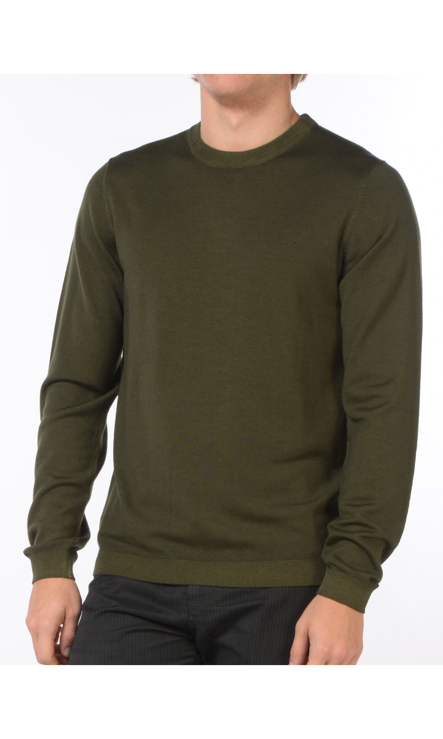 maglia da uomo Sun68 girocollo con logo