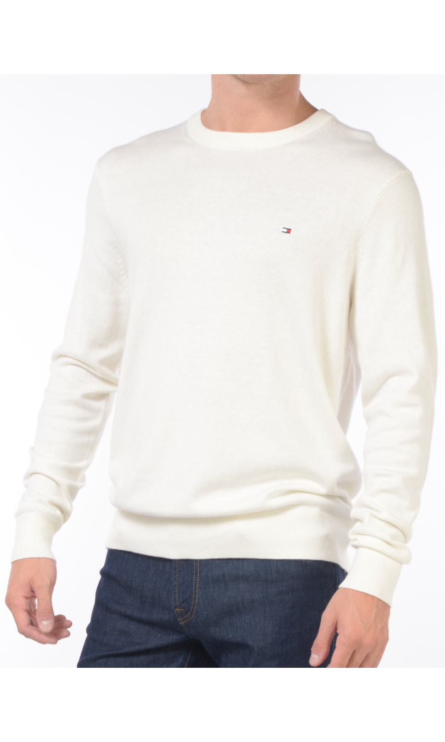 maglia da uomo Tommy Hilfiger girocollo con logo