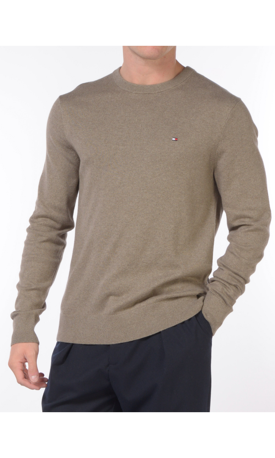 maglia da uomo Tommy Hilfiger girocollo con logo