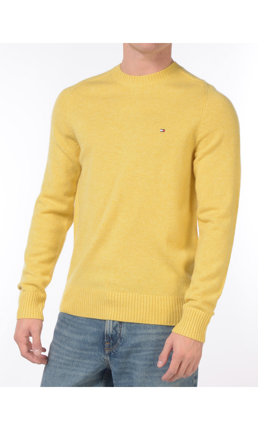 maglia da uomo Tommy Hilfiger girocollo con logo