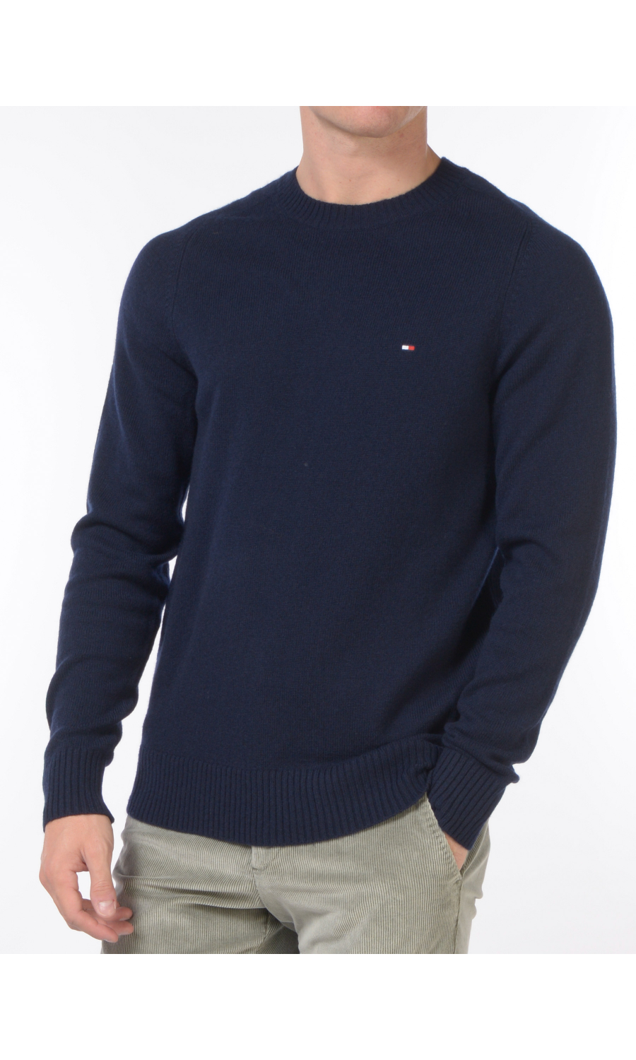 maglia da uomo Tommy Hilfiger girocollo con logo