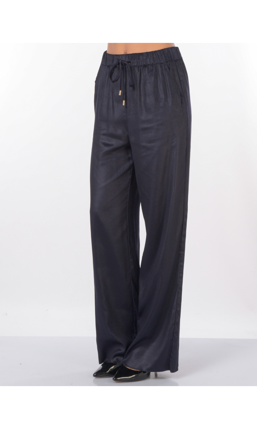 pantalone da donna Emme By Marella microvelluto con coulisse