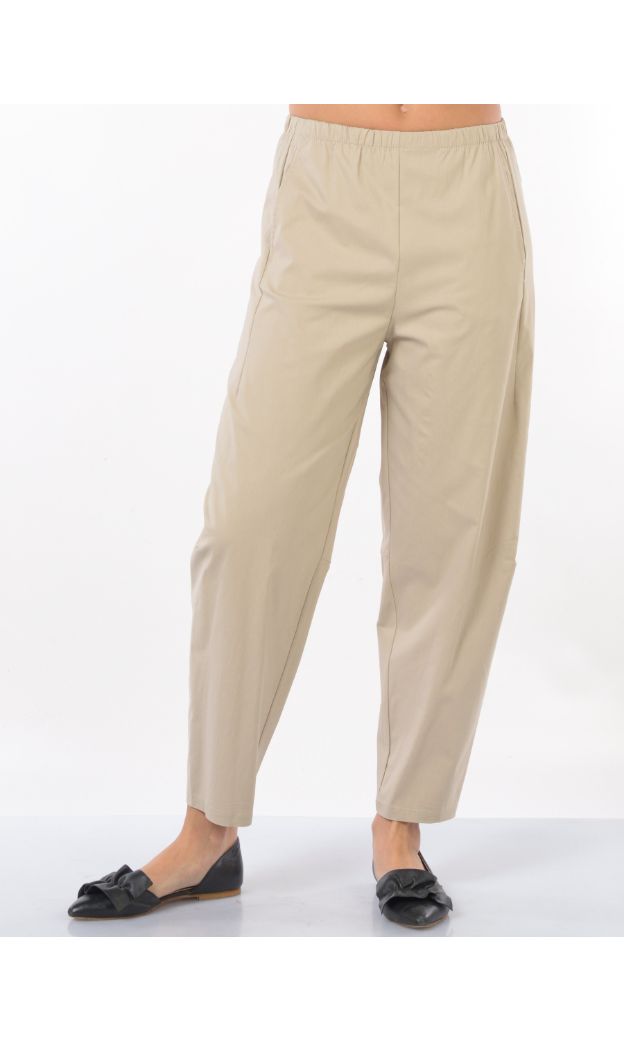 pantalone da donna Jurere linea carrot con elastico