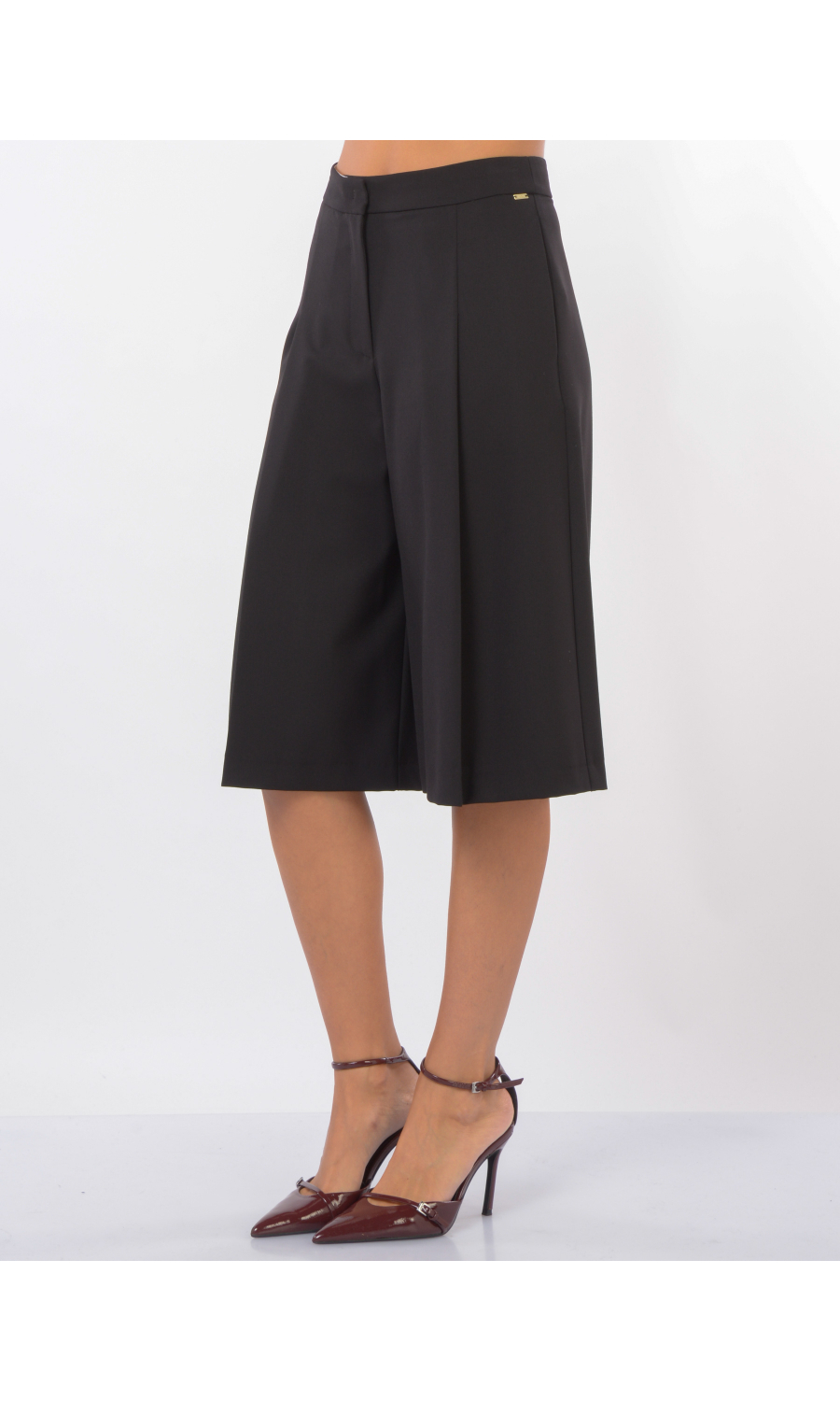 pantalone da donna Kaos in misto viscosa con soffietto