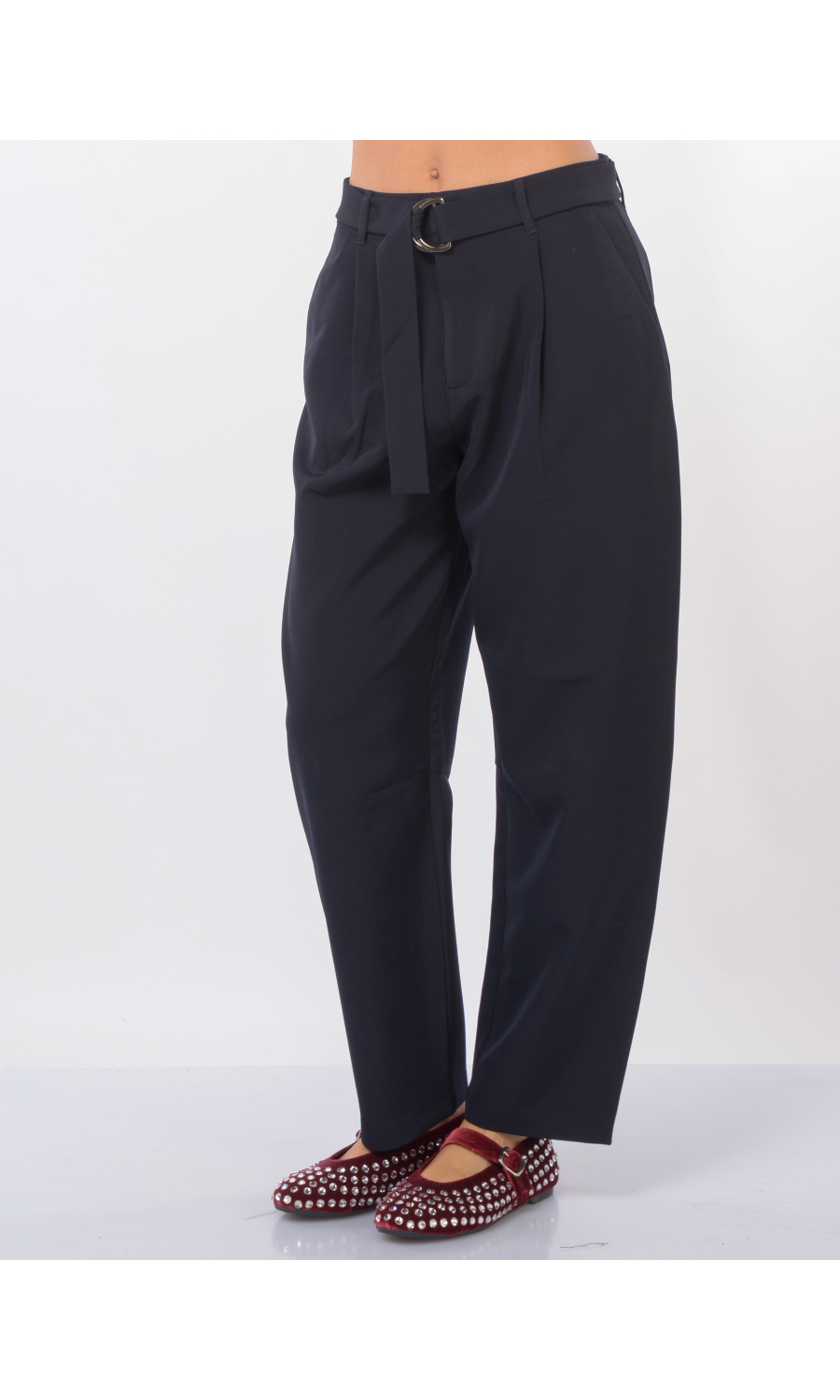 pantalone da donna Liu Jo chino baloon con cintura