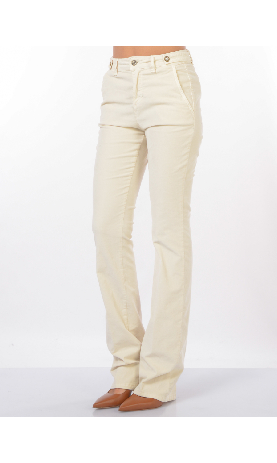 pantalone da donna Liu Jo chino con applicazioni