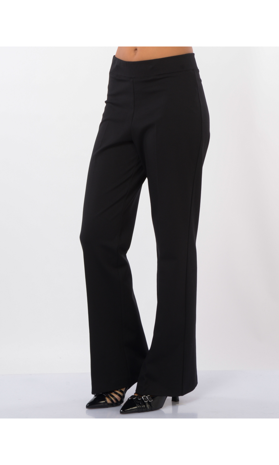 pantalone da donna Meimeij flare con elastico