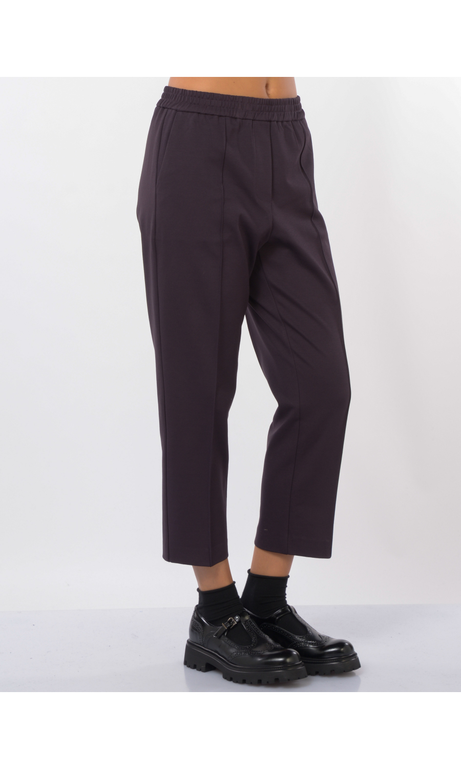 pantalone da donna Meimeij in punto stoffa a sigaretta