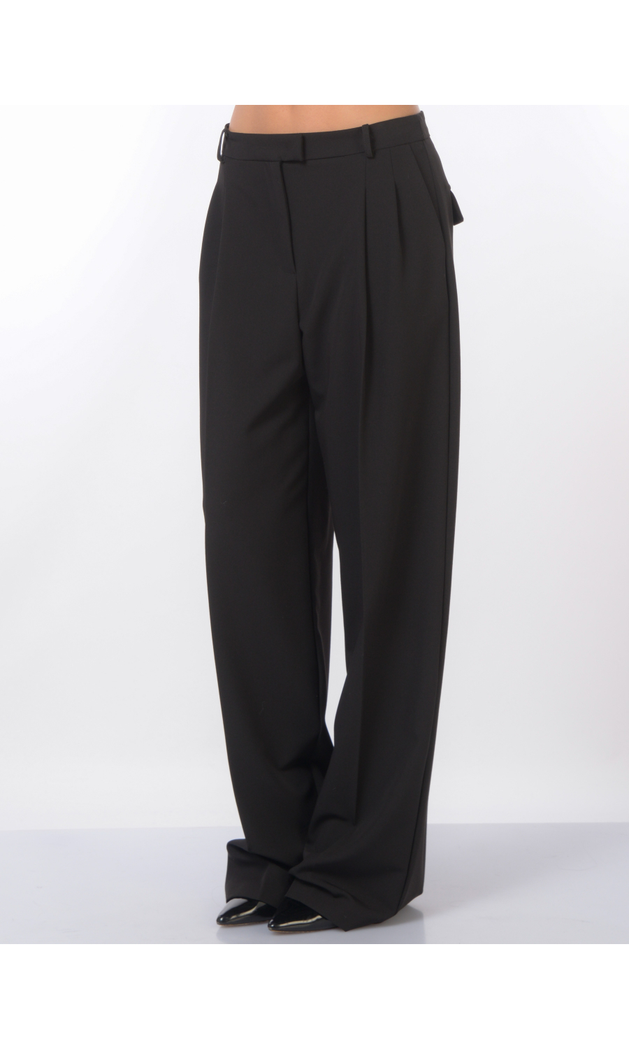 pantalone da donna Patrizia Pepe ampio con pinces