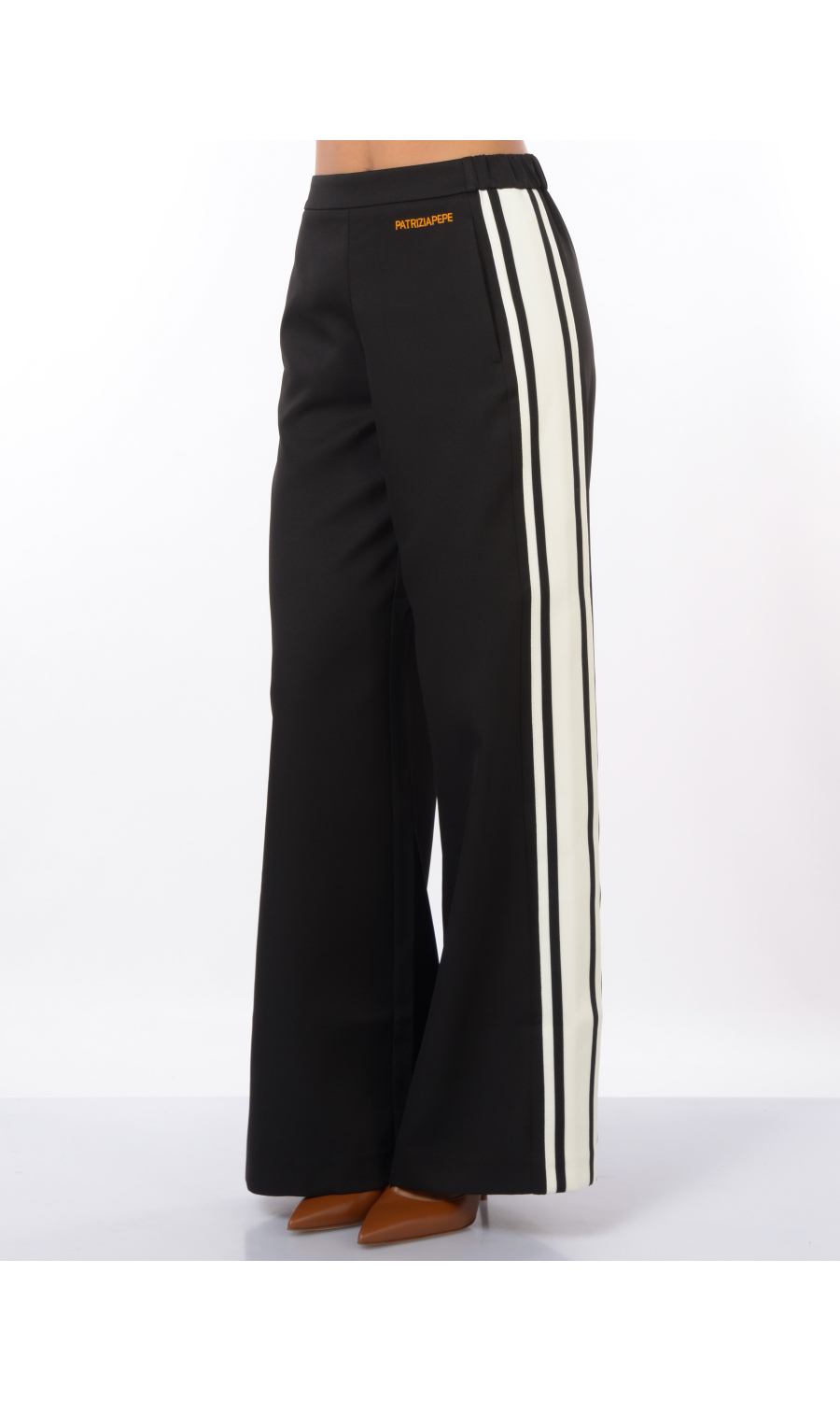 pantalone da donna Patrizia Pepe con bande e logo