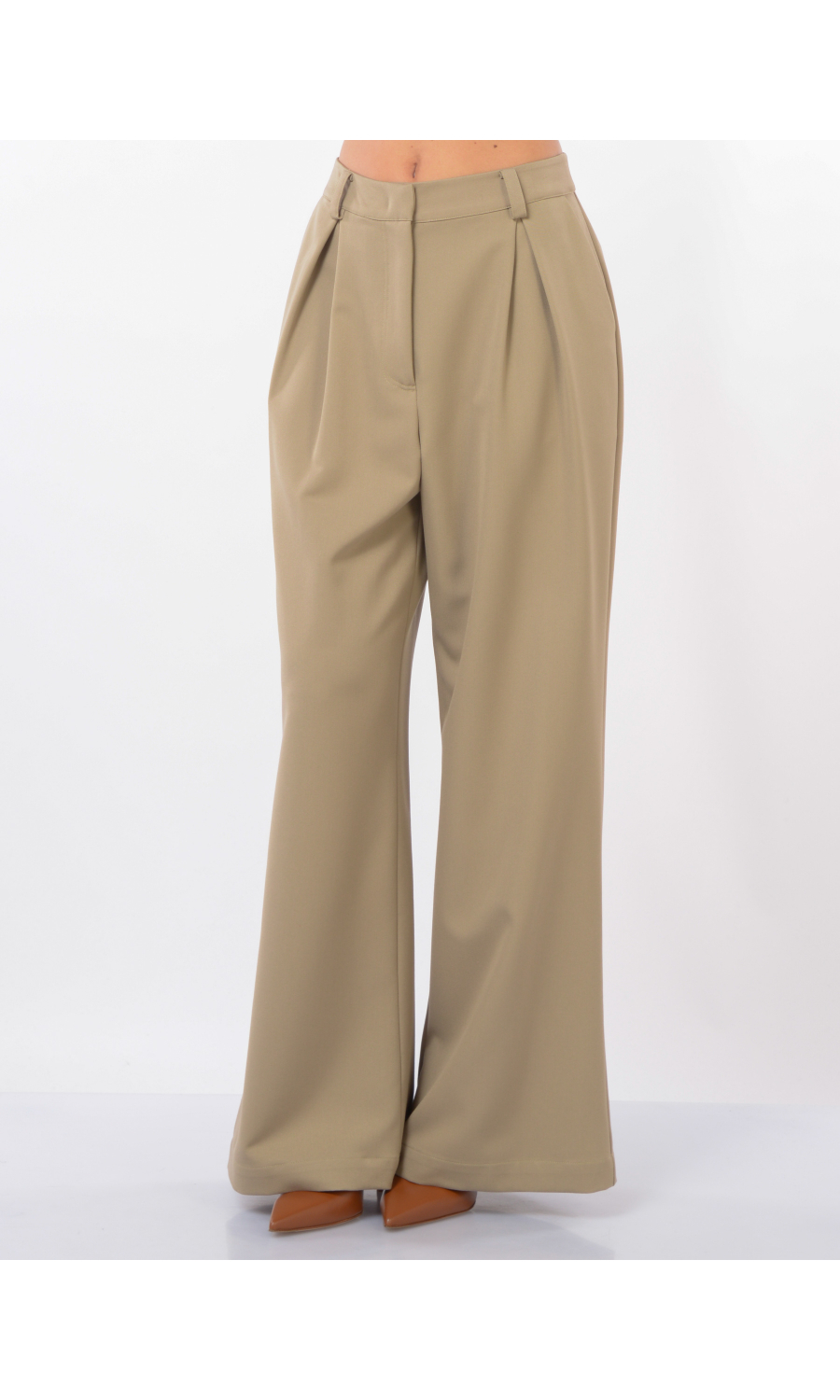 pantalone da donna Patrizia Pepe ampio con pinces