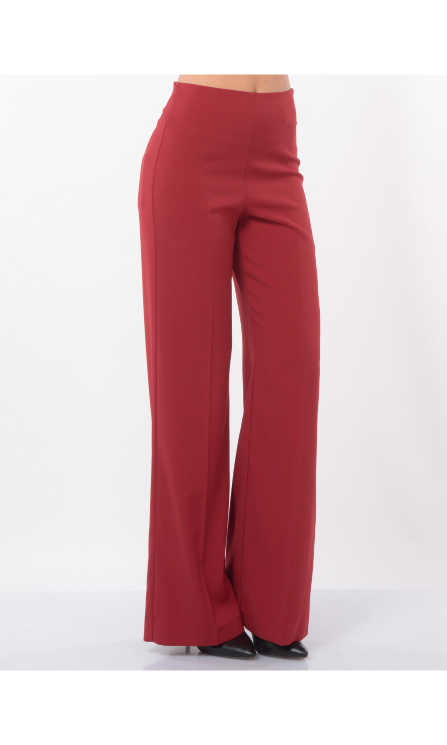 pantalone da donna Patrizia Pepe a palazzo con applicazione