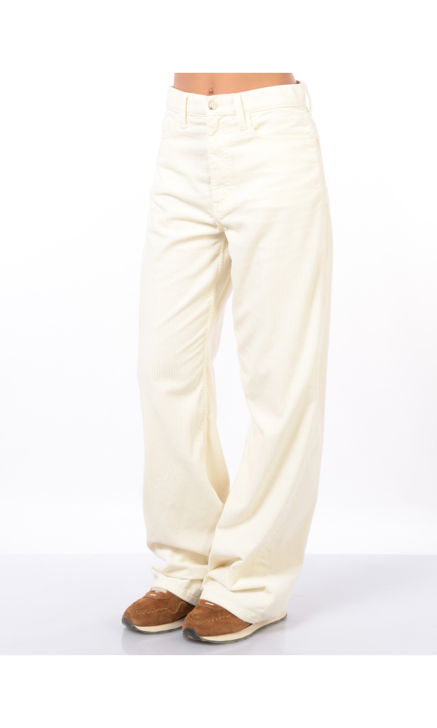 pantalone da donna Ralph Lauren ampio con velluto