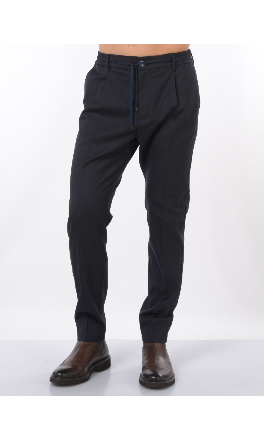 pantalone da uomo Cruna con pinces e coulisse