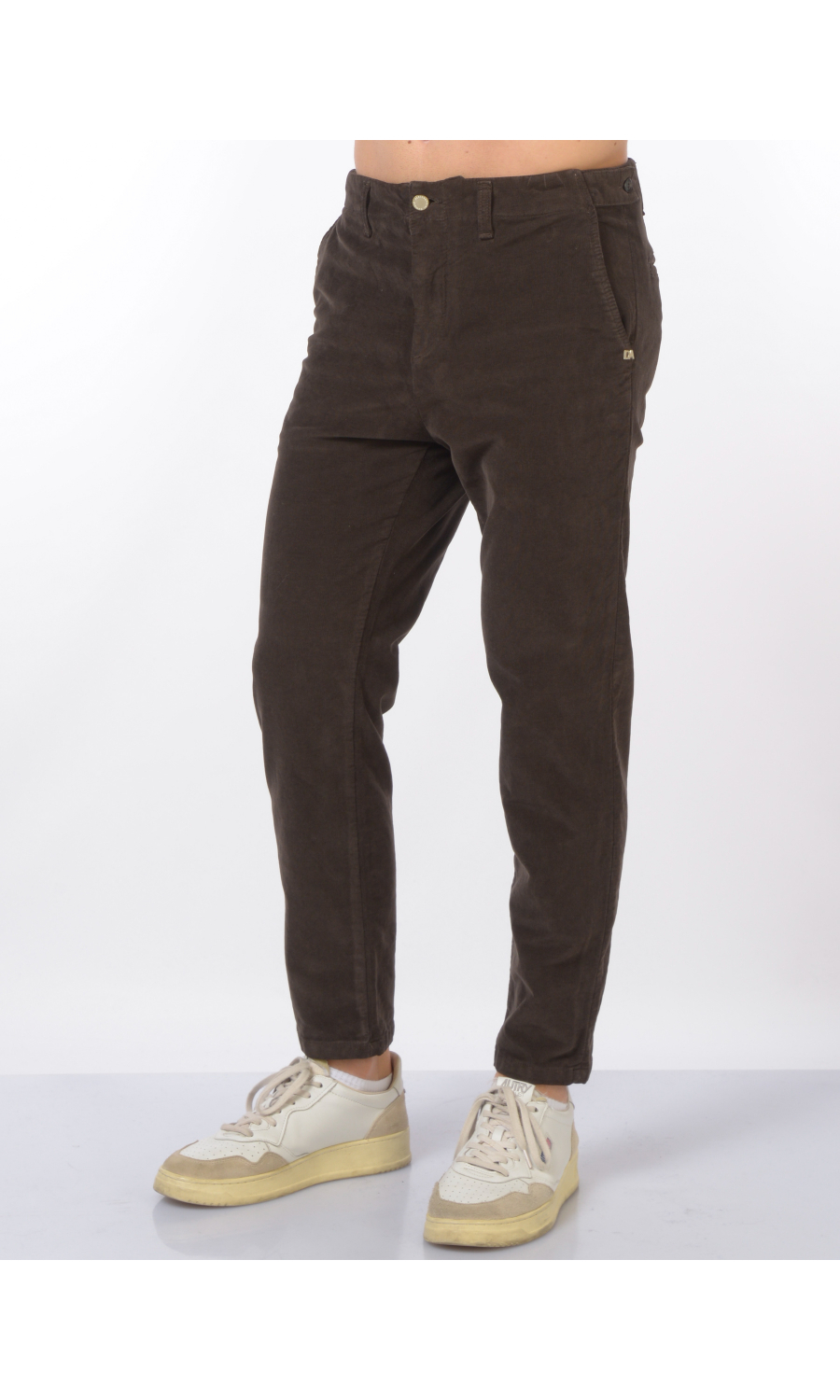 pantalone da uomo Daniele Alessandrini chino in velluto