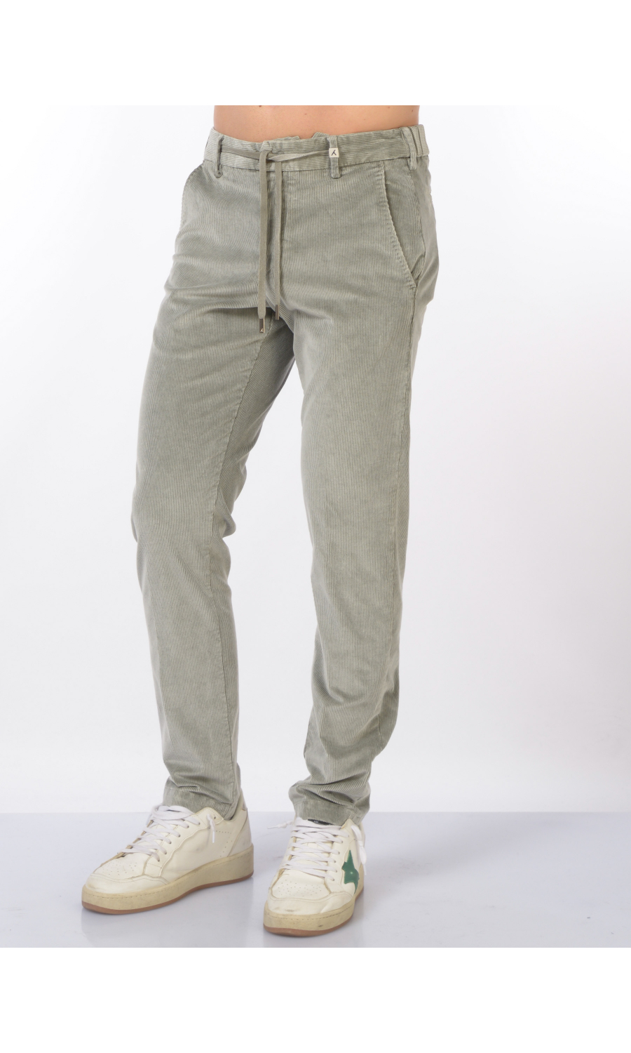 pantalone da uomo Myths in velluto con coulisse