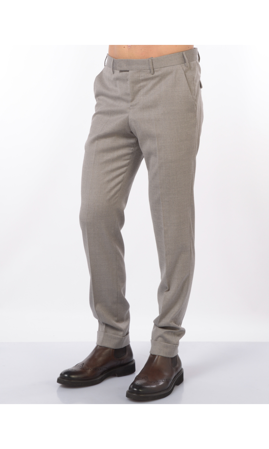 pantalone da uomo Pt Torino in lana con balza