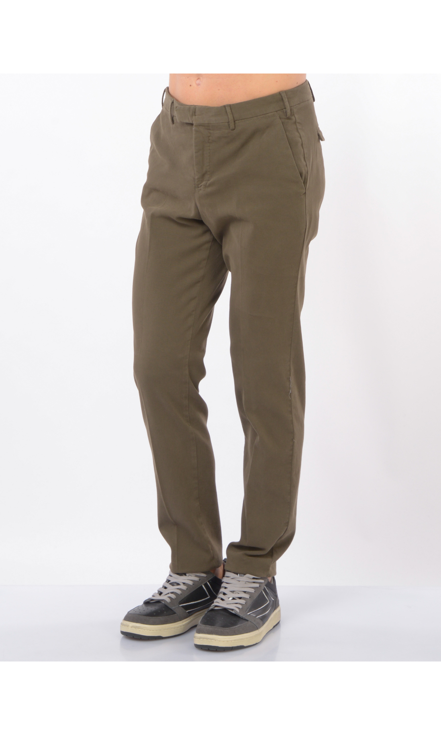 pantalone da uomo Pt Torino chino micro lavorato