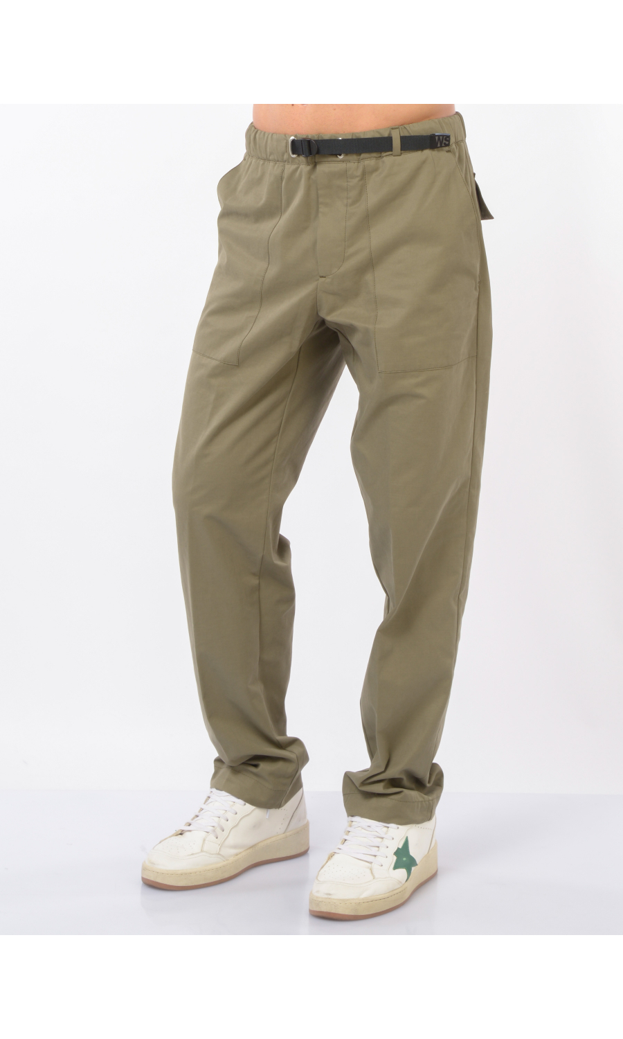 pantalone da uomo White Sand chino tasce a toppa