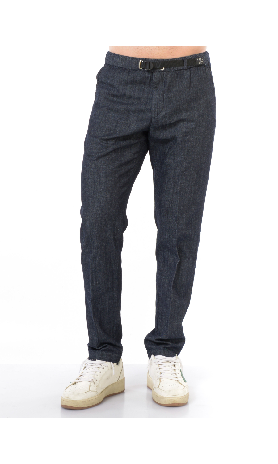 pantalone da uomo White Sand chino effetto denim