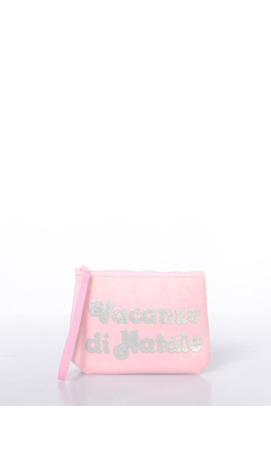 pochette da donna Mc2 Saint Barth effetto velluto con stampa lurex