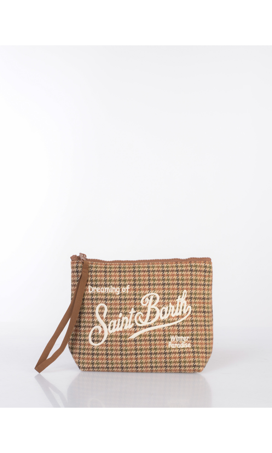pochette da donna Mc2 Saint Barth a fantasia check con logo