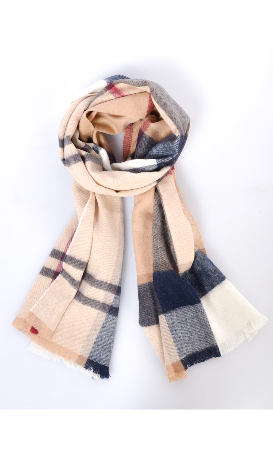 sciarpa da donna Barbour in lana d'agnello tartan