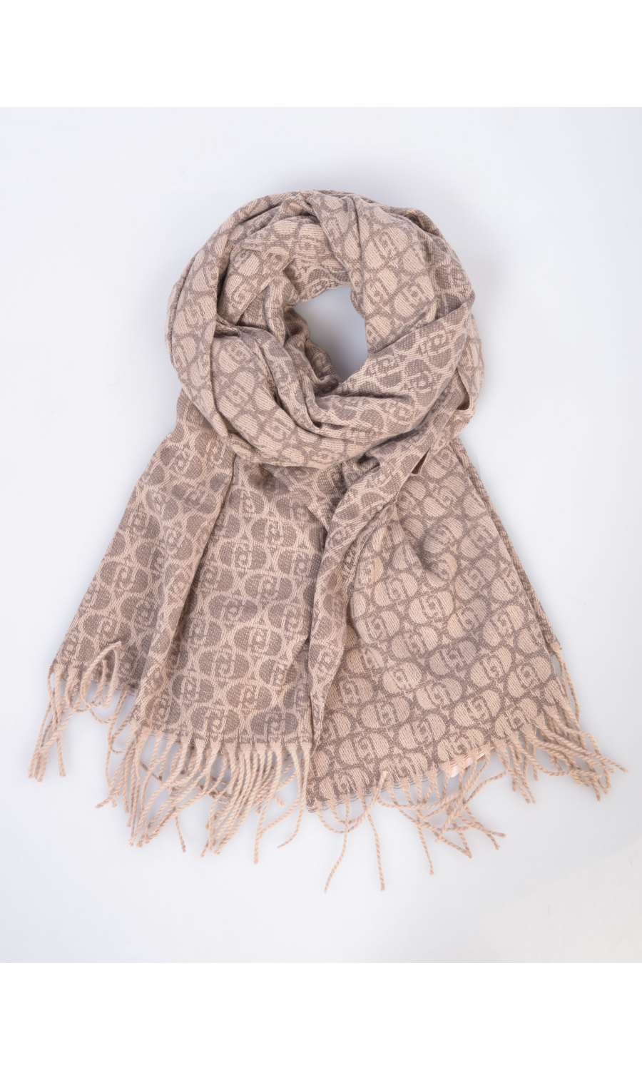 sciarpa da donna Liu Jo con monogram e frange