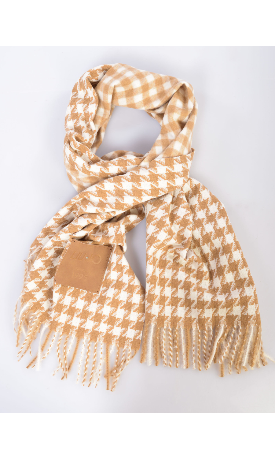 sciarpa da donna Liu Jo pied de poul con patta logata