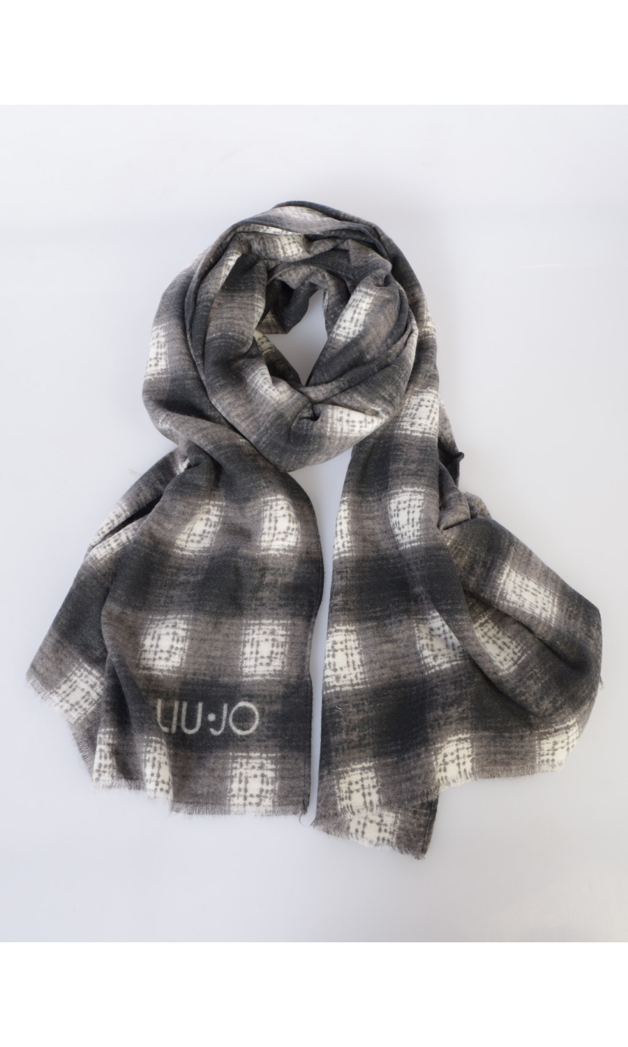 sciarpa da donna Liu Jo a quadri con spilla