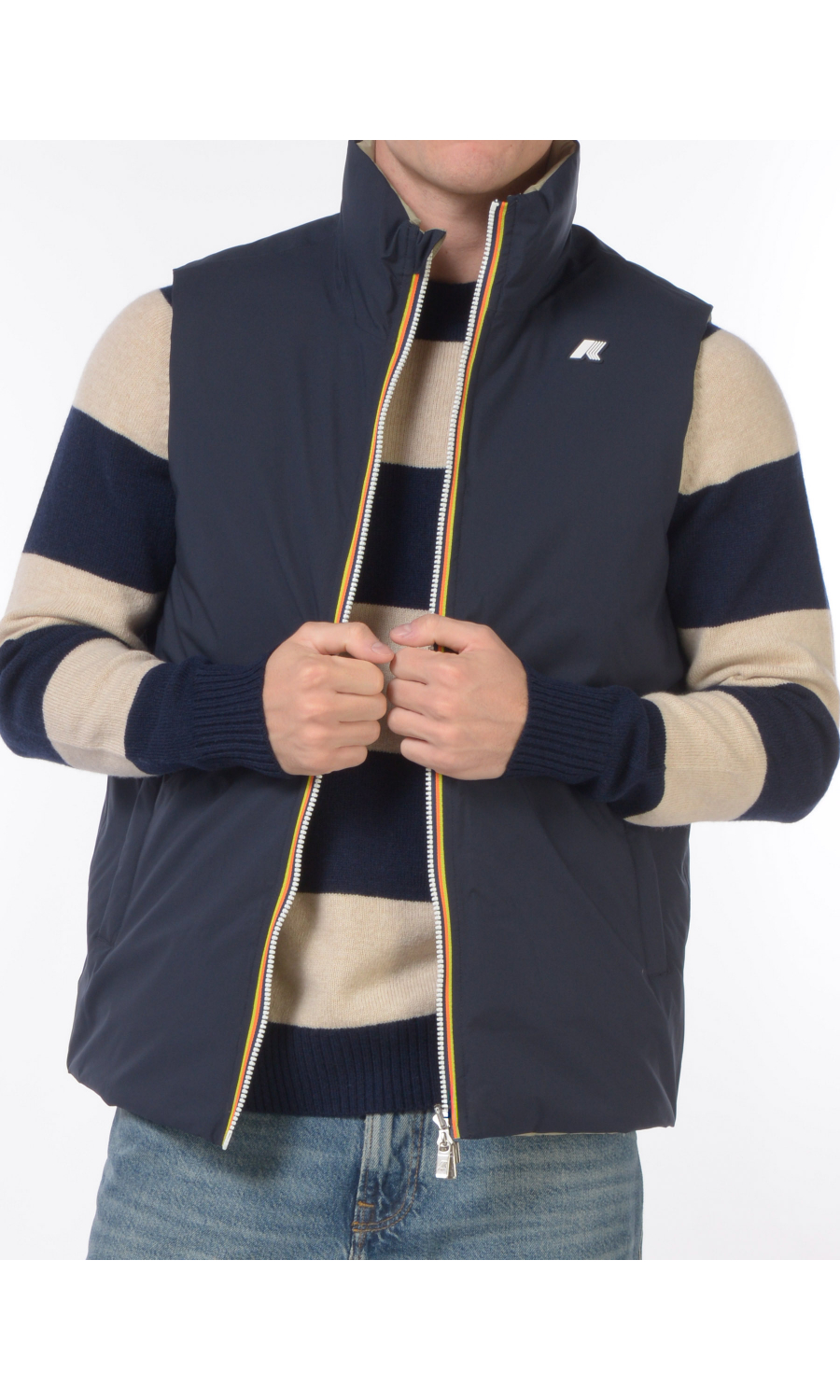 smanicato da uomo K Way valen st thermo double