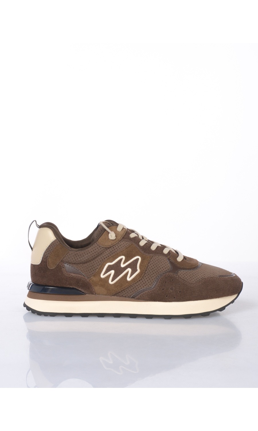 sneaker da uomo Mrp Star in vera pelle con inserti