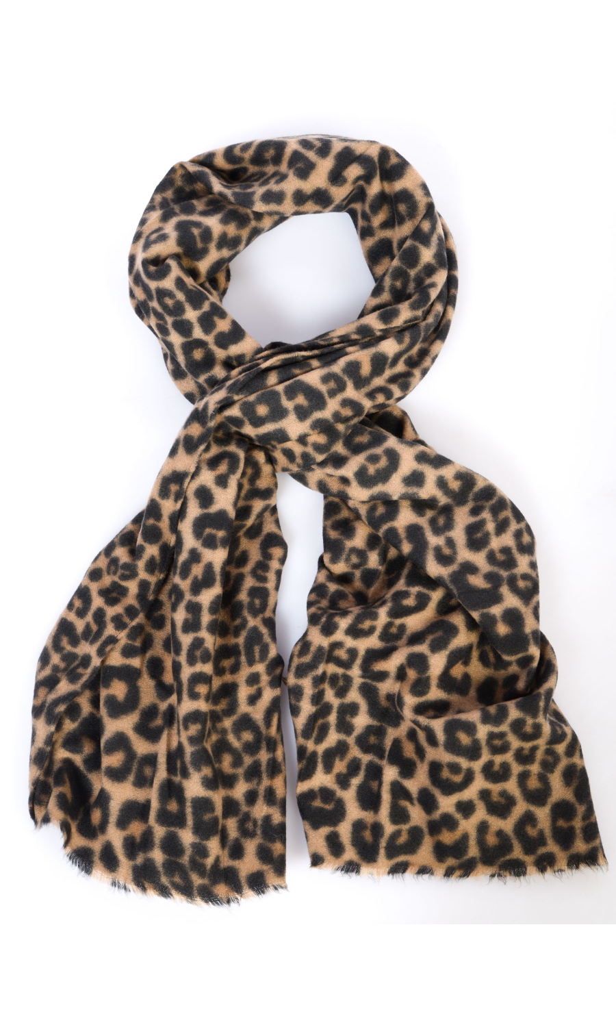 stola da donna Liu Jo a fantasia animalier con spilla