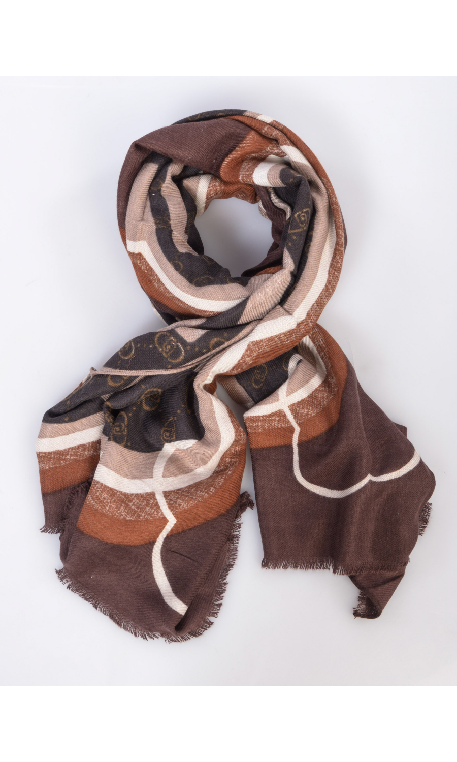 stola da donna Liu Jo in viscosa con maxi loghi