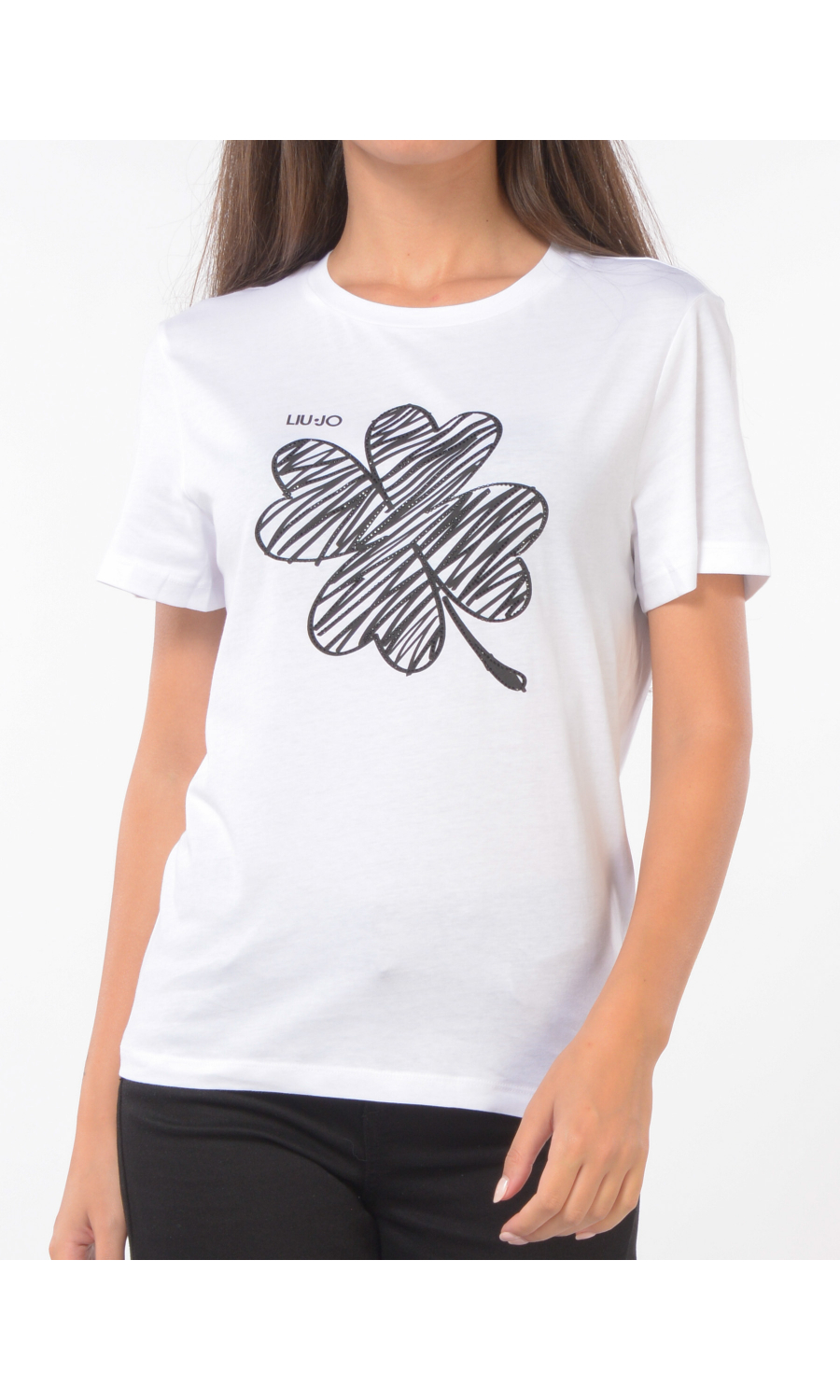 t Shirt da donna Liu Jo con stampa e strass