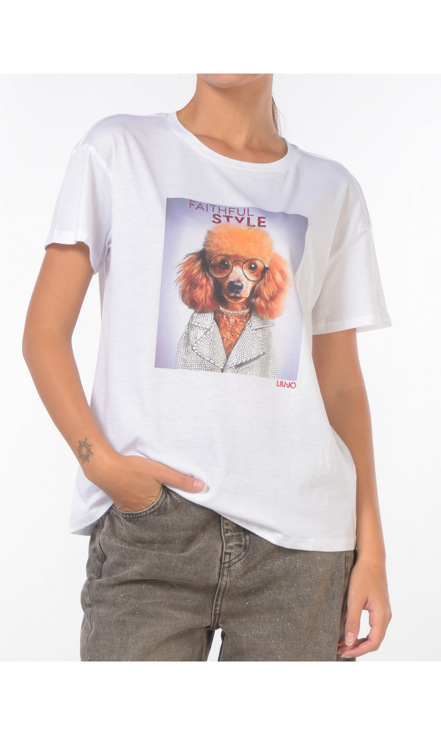 t Shirt da donna Liu Jo girocollo con stampa