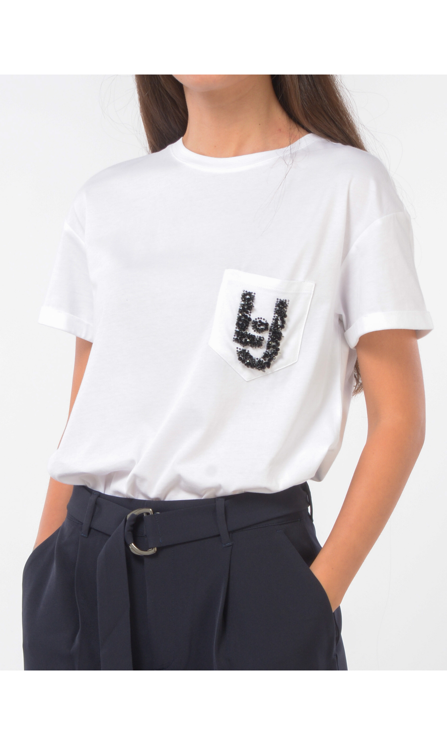 t Shirt da donna Liu Jo con taschino e logo