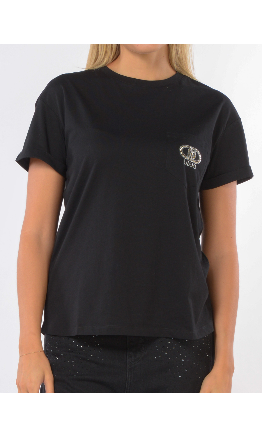 t Shirt da donna Liu Jo con taschino e logo