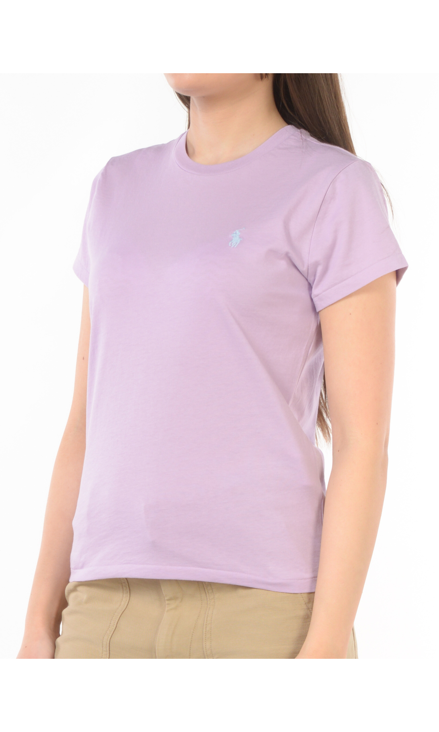 t Shirt da donna Ralph Lauren a girocollo con logo