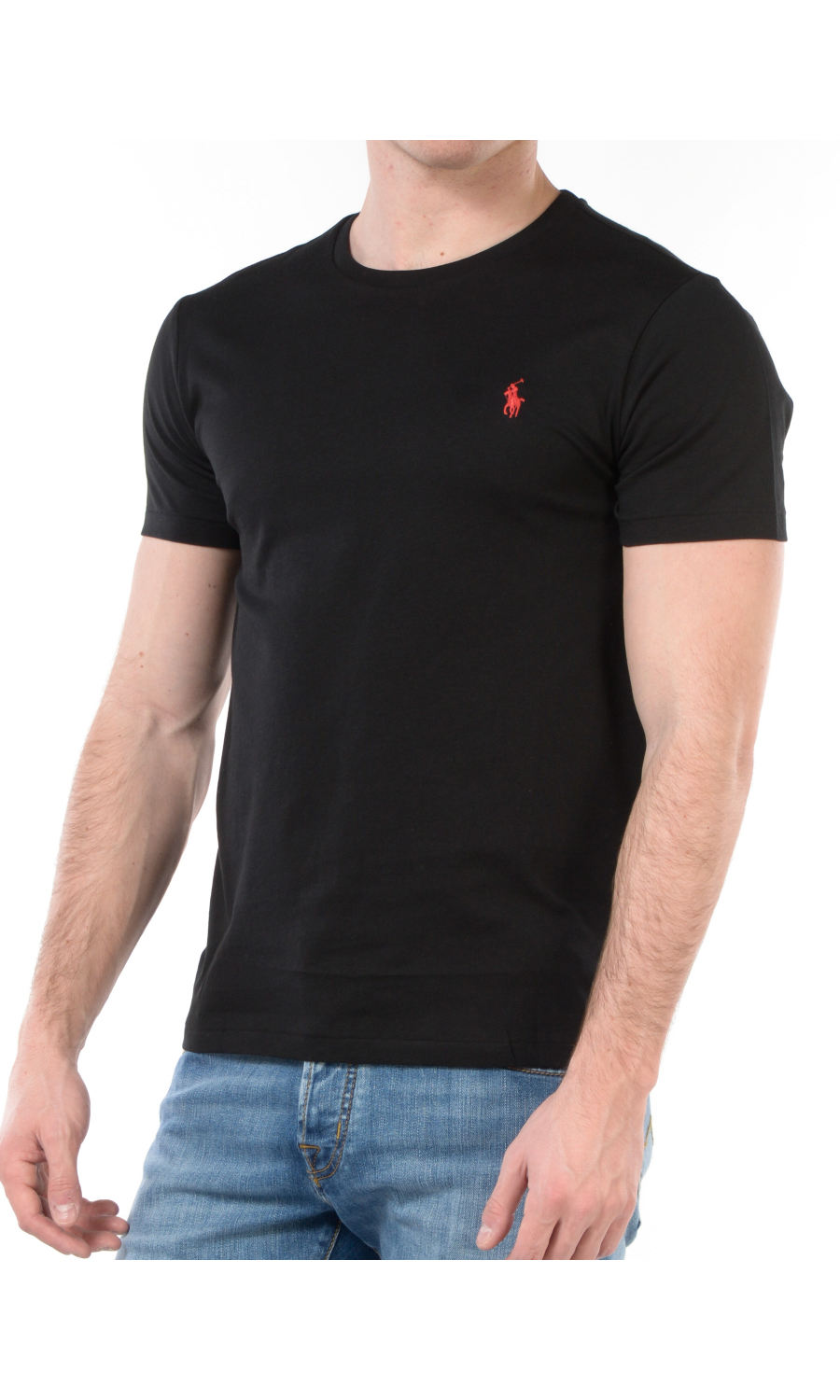 t Shirt da uomo Ralph Lauren Custom Slim Fit a girocollo