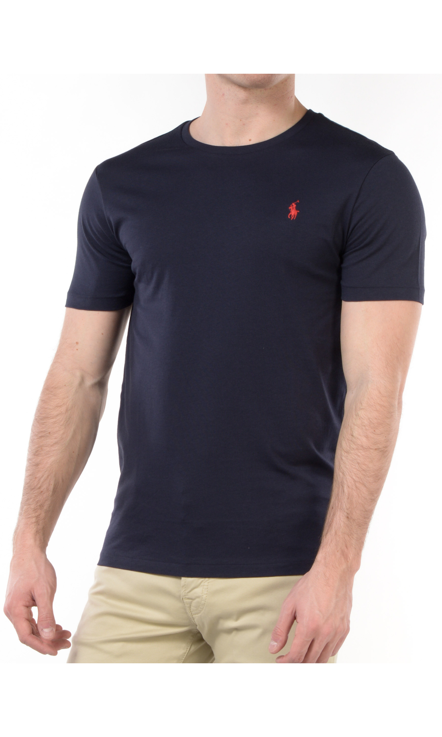 t Shirt da uomo Ralph Lauren Custom Slim Fit a girocollo