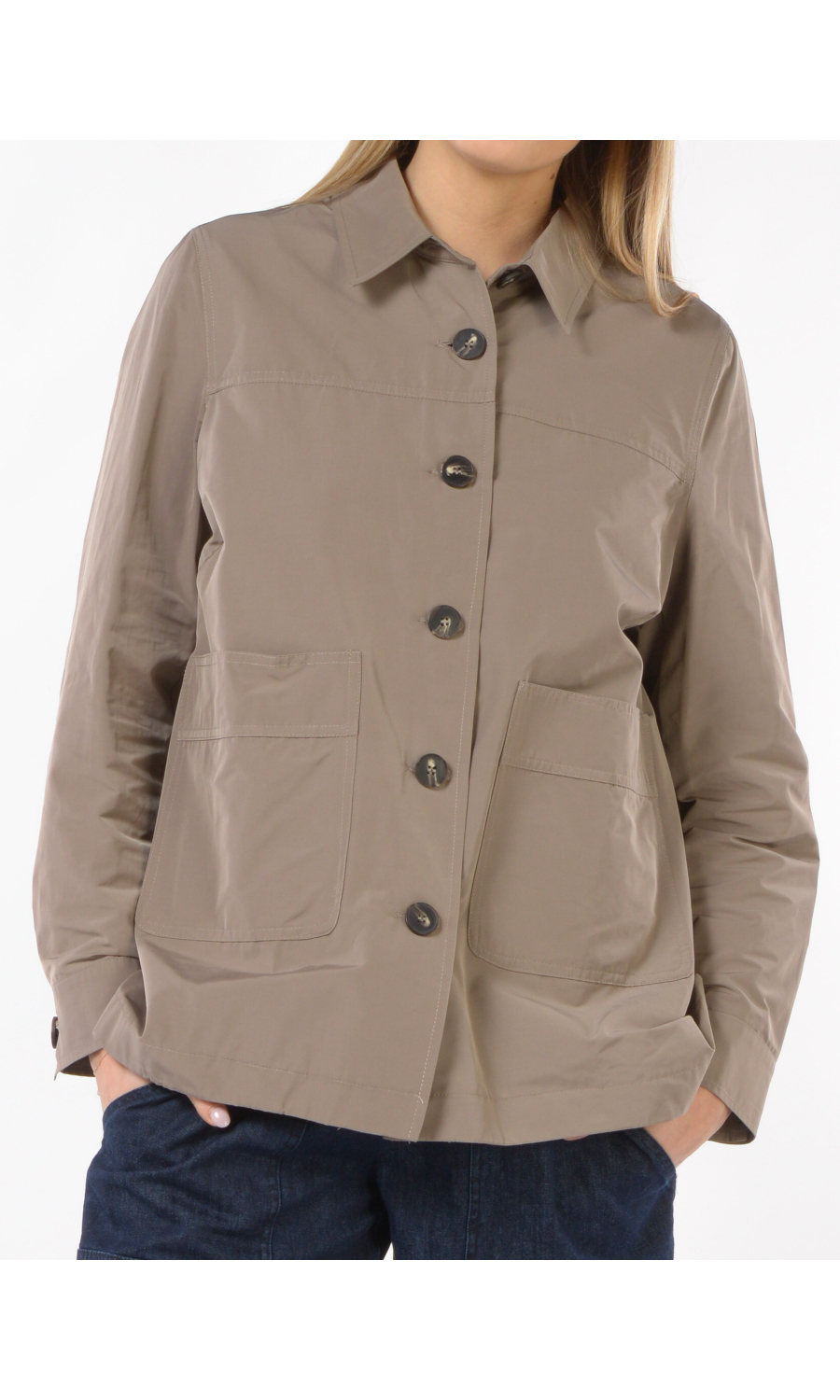 giacca da donna Jurere camicia con bottoni e tasche