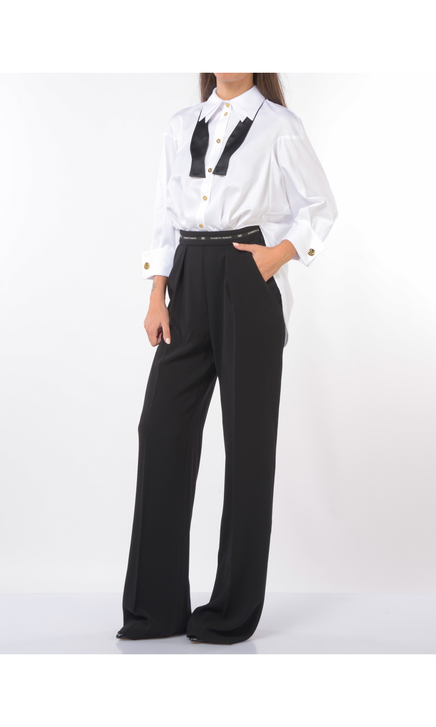 tuta Pantalone da donna Elisabetta Franchi a due pezzi con papillon