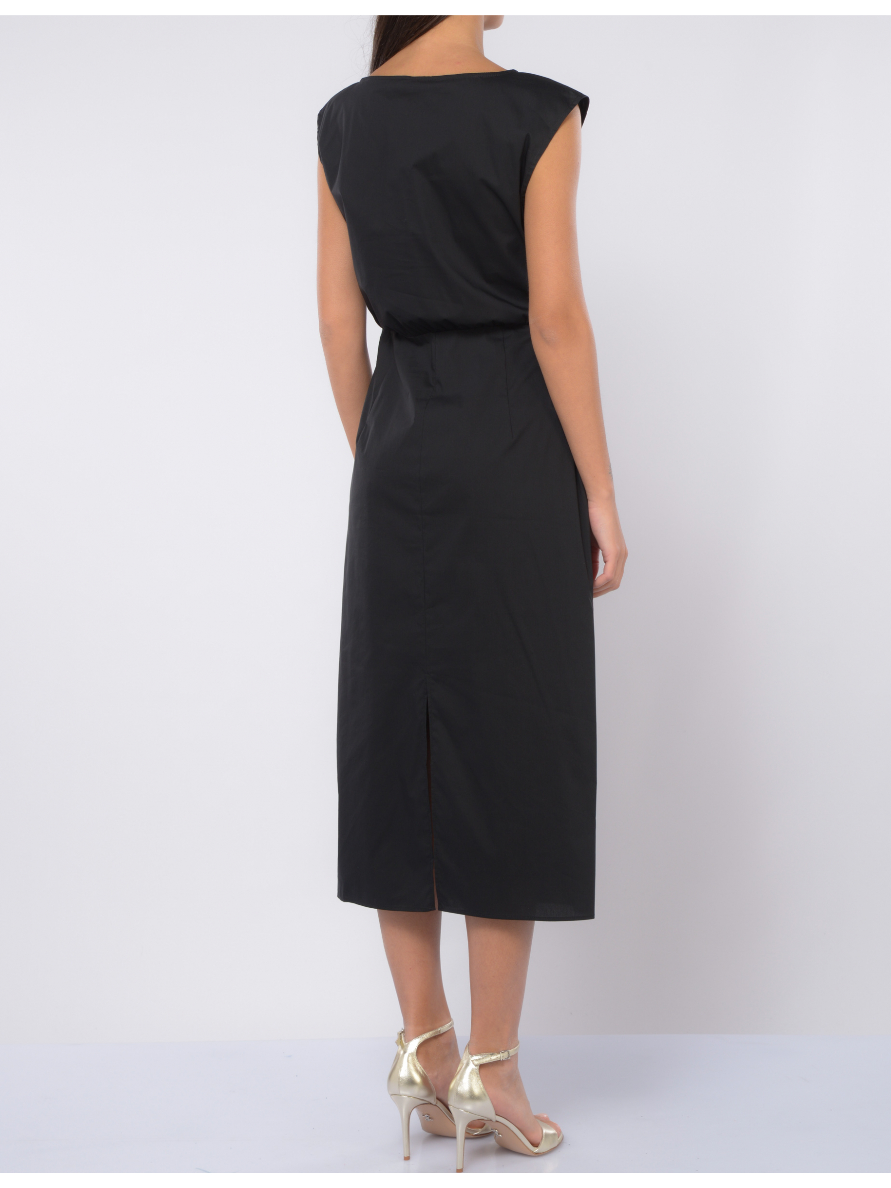 Abito Donna Sexy Con Scollo A V E Schiena Scoperta - Vestito Mini Per Discoteca E Serate - Foto 4