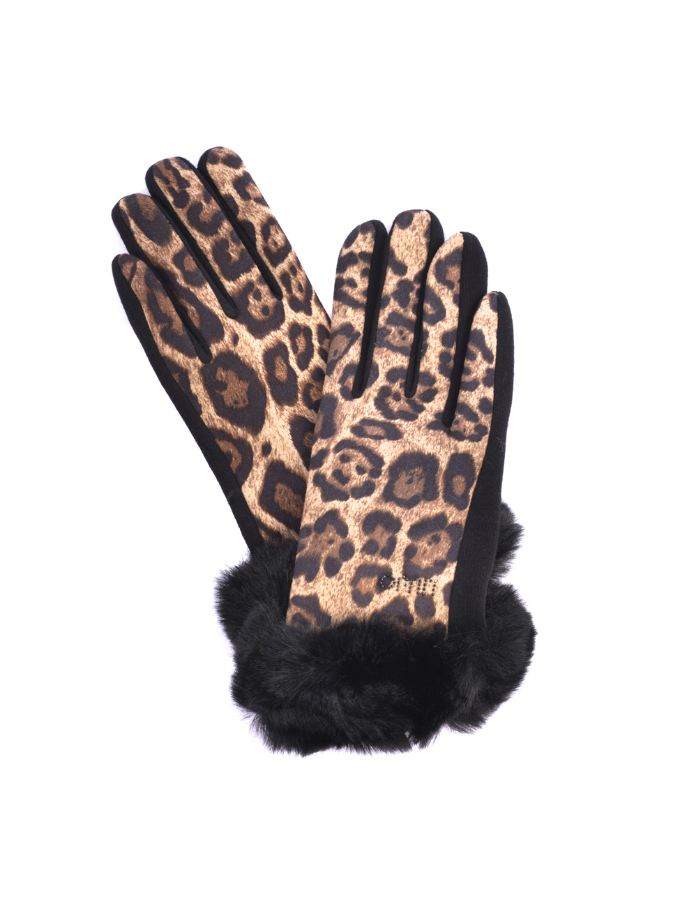 guanti da donna Liu Jo animalier ecofur