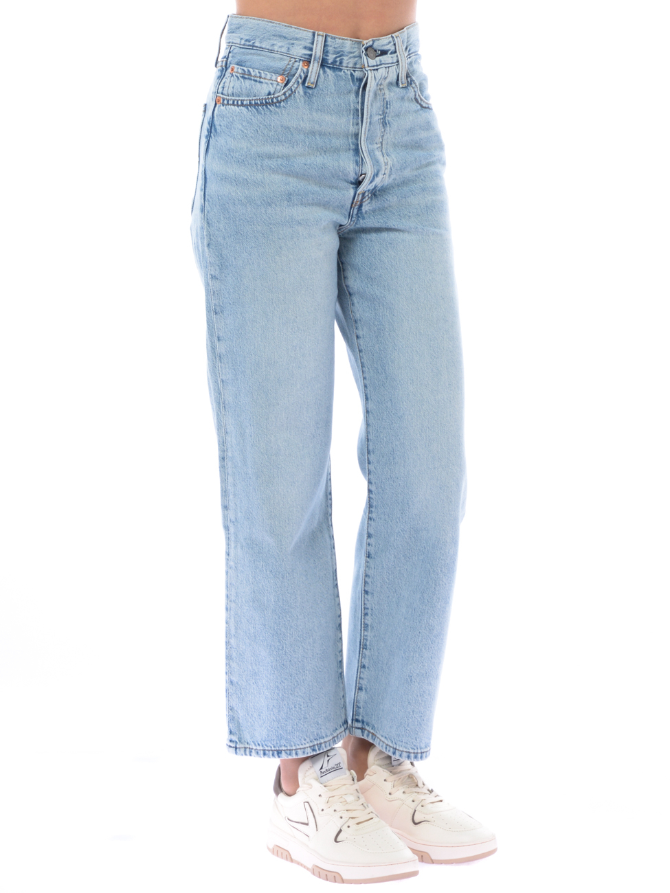 jeans da donna Levi's® Ribcage Straight Ankle stone washed