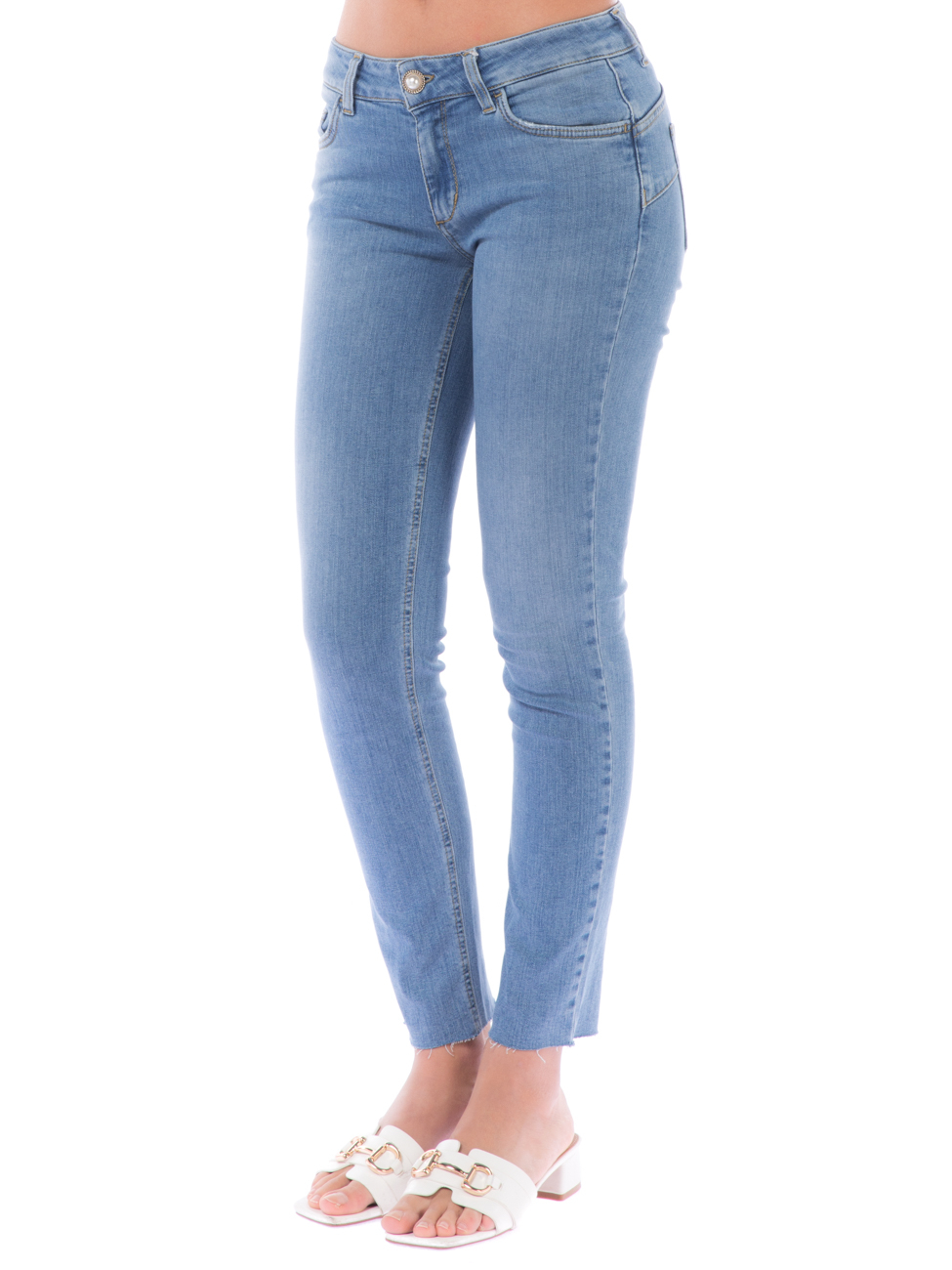 jeans da donna Liu Jo stone washed con applicazioni