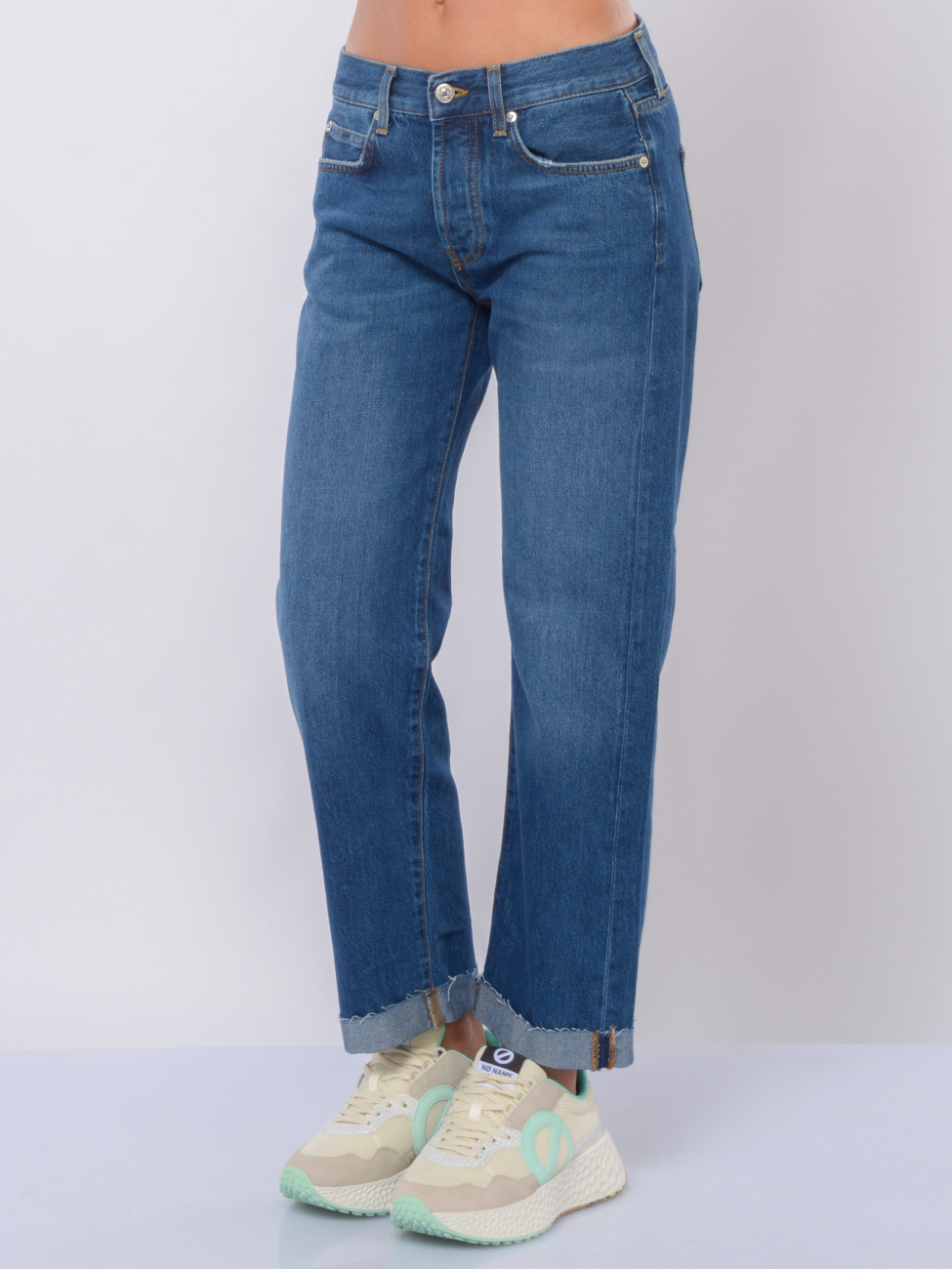 jeans da donna Roy Roger's straight con impunture