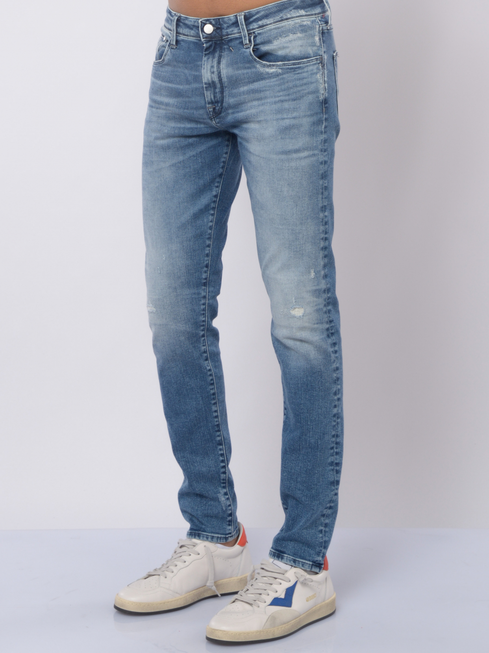 jeans da uomo Cycle Skinny con rotture