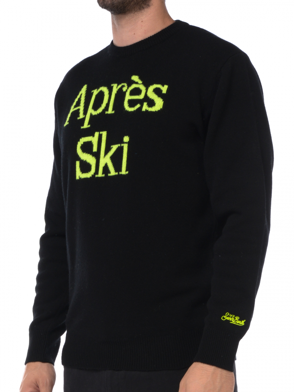 maglia da uomo Mc2 Saint Barth Apres Ski con scritta